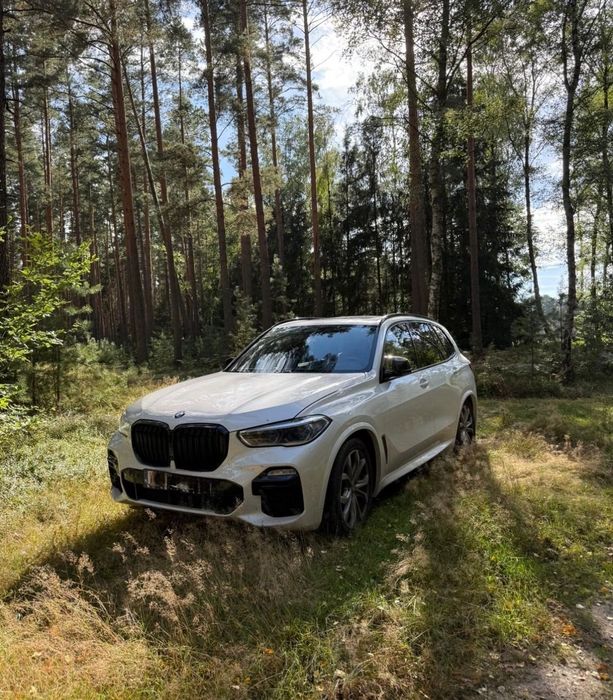 BMW X5 40i xdrive biała M PAKIET LASERY 7 osób B58