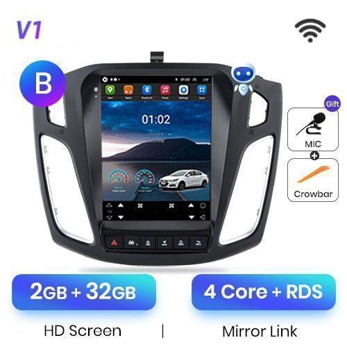 Radio nawigacja Ford Focus MK3 2012 - 2017 Android Auto Carplay 2GB