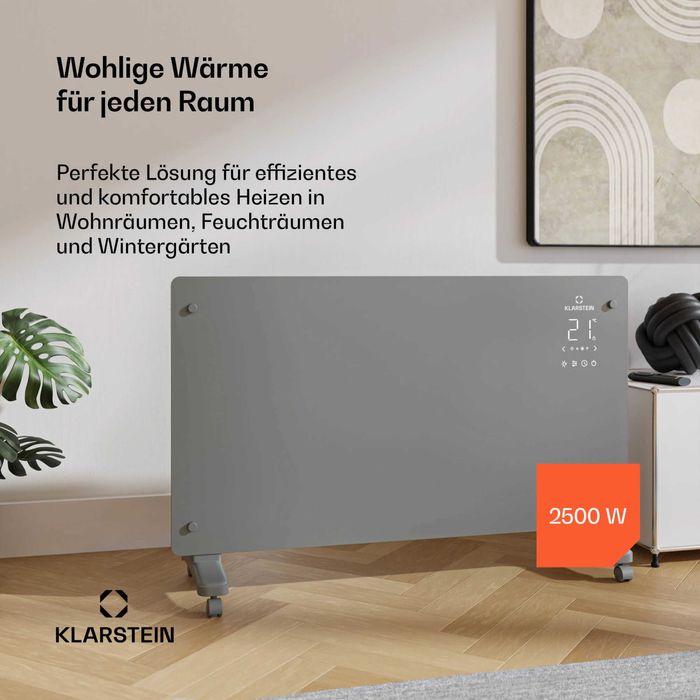 Конвекторный смарт обогреватель Klarstein Bansin Crystal Smart 2500W