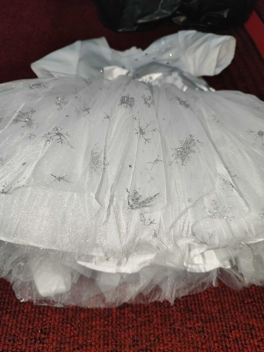 Плаття сніжинки на Новий рік