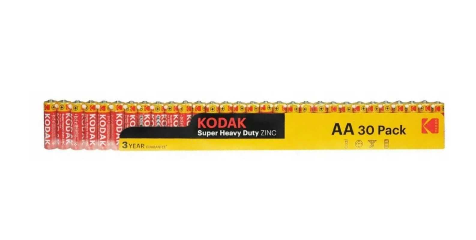 *!* Батарейки, батарейка цинко-угольная Kodak AA пальчиковые 30 шт