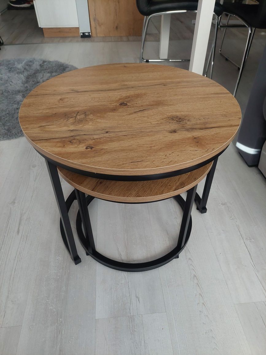Stolik podwójny loft NOWY
