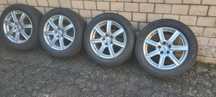 * Koła 4x alufelgi Rial KBA48070 5x114,3 zimowe Bridgestone 225/55 R17
