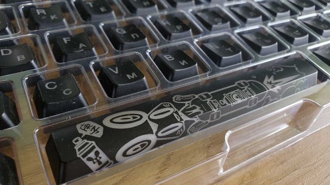 Кейкапы Keycaps Ducky, клавиши с подсветкой