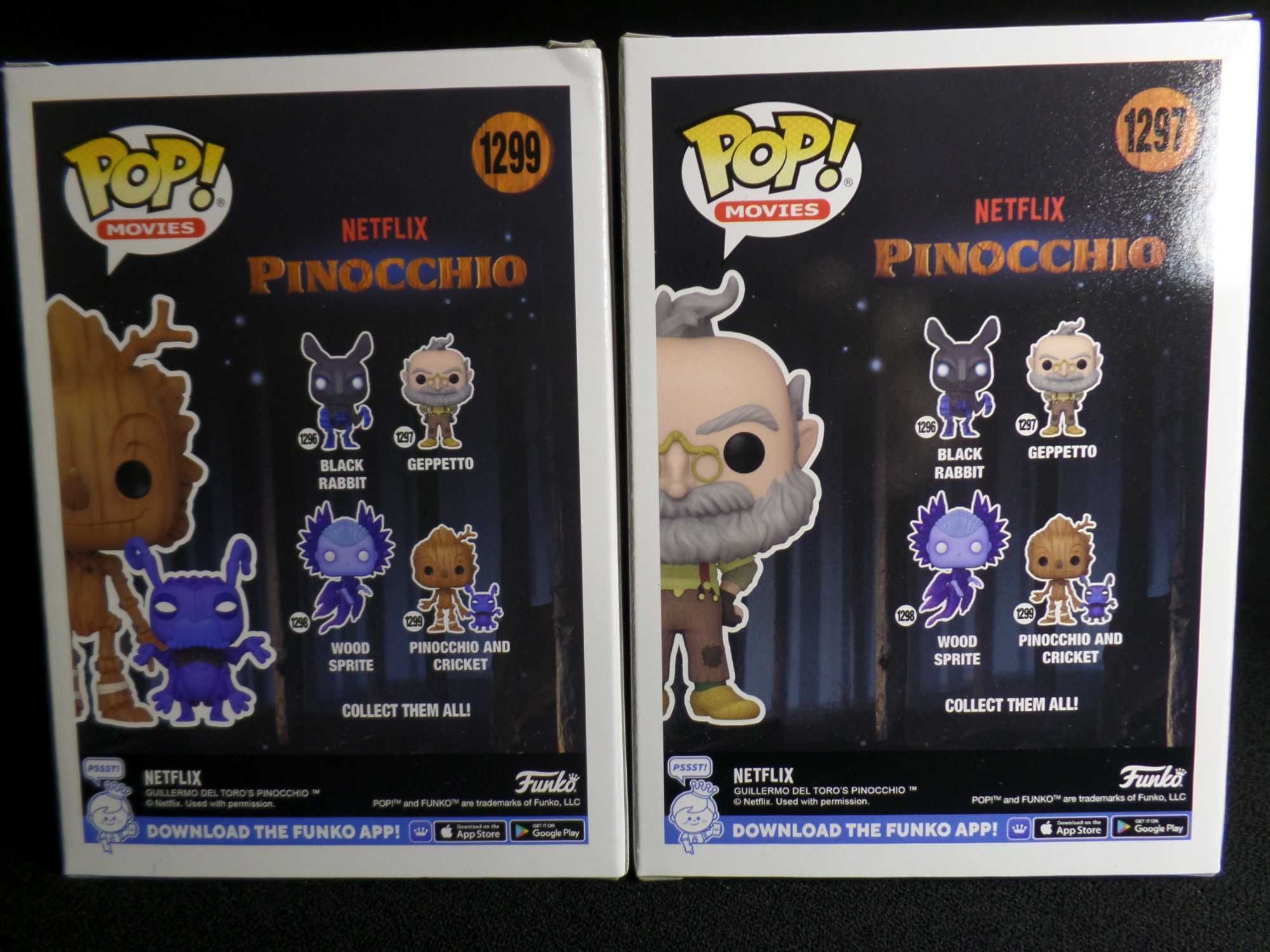 Піноккіо та Джеппетто, Pinocchio+Gepetto (Netflix) фігурки Funko Pop!