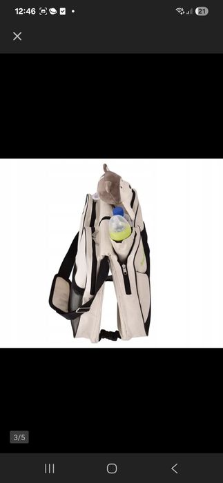 Łóżeczko przenośne- torba,przewijak sztywny, wanienka na stelażu