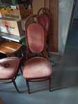 Ładne tapicerowane Krzesła Thonet. Wysokie oparcia 6 szt.