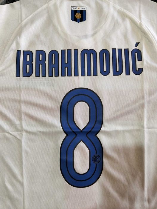 camisola alternativa nike inter milan ibrahimovic 8 tamanho L