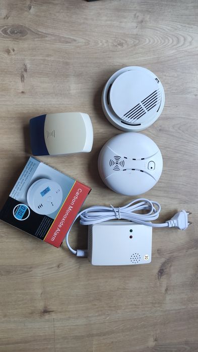 Sirene, teclado, sensores gás, fumo para Alarmes RF 433mhz
