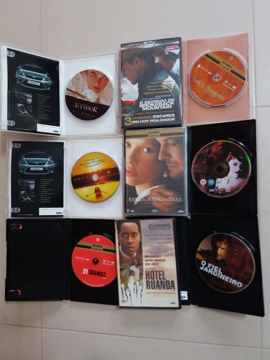 Lote de 9 DVDs originais (Filmes Premiados)