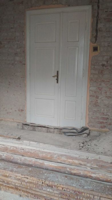 Drzwi z framugą typu dworkowego, dwuskrzydłowe antyki,