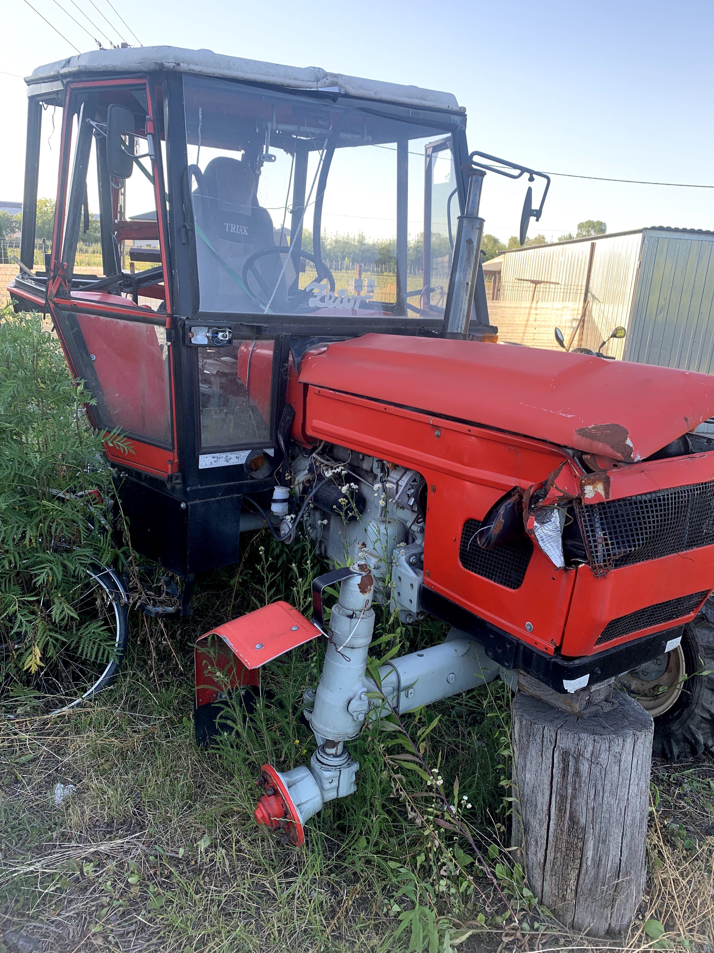 Zetor 6718 – uszkodzony, do naprawy – silnik sprawny