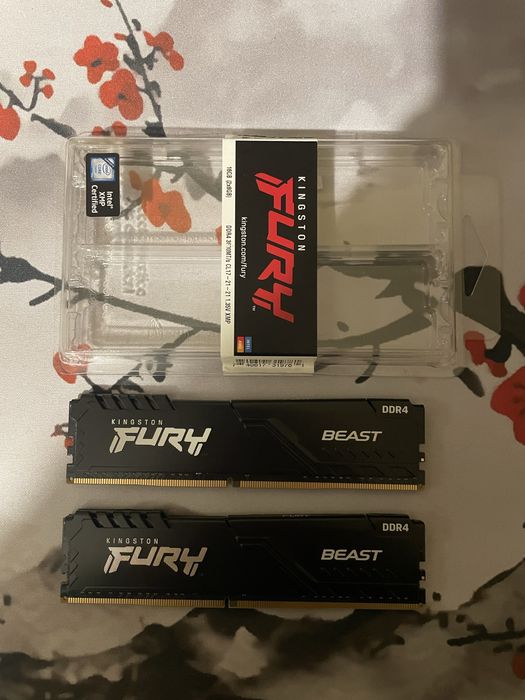 Ram Fury 3600 2x8 ddr4
