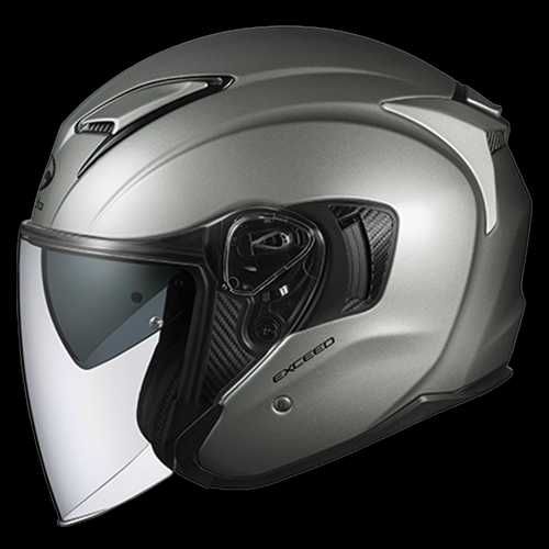 Kask motocyklowy Kabuto Exceed kolor szary metallic rozmiar L