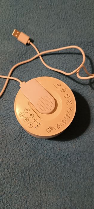 Máquina sons para dormir com luz presença