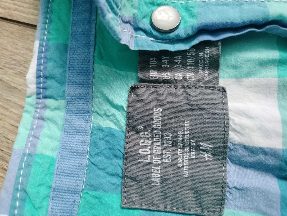 Koszula chłopięca HM rozmiar 104