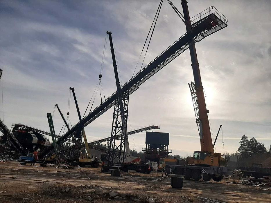 Крани автомобільні та гусеничні в оренду вантажопідємністю 45-200 тонн