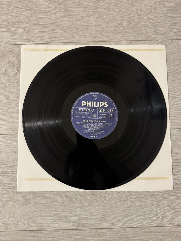 Disco Vinil MPB4 - Bons Tempos Hein (contém Insert) 1979