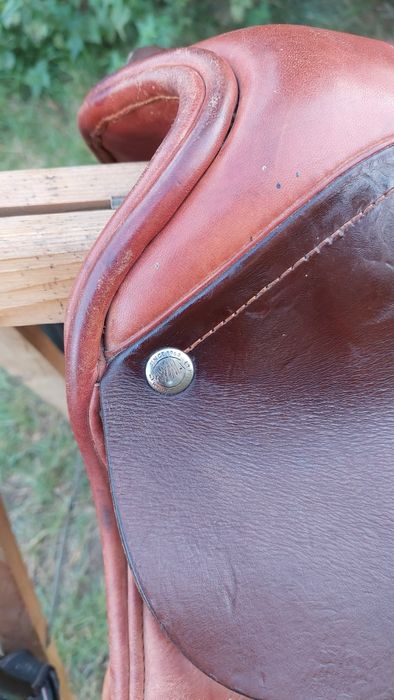 Siodło 17,5 brązowe kompletne