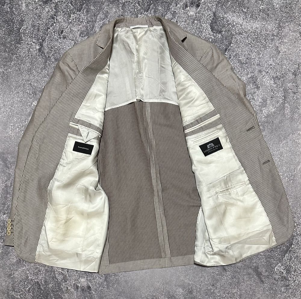 Лляний піджак Ermenegildo Zegna (оригінал, блейзер)