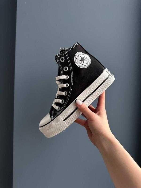 Кеди Converse All Star на високій підошві ,конверси на платформі 4см