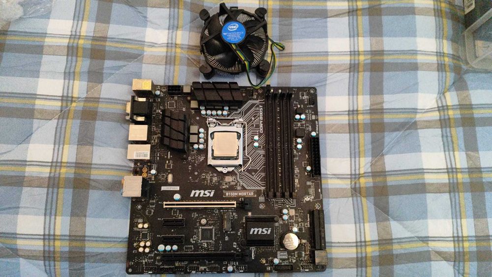 Vendo Motherboard MSI B150M Mortar + Intel Core i5-6600 + Cooler