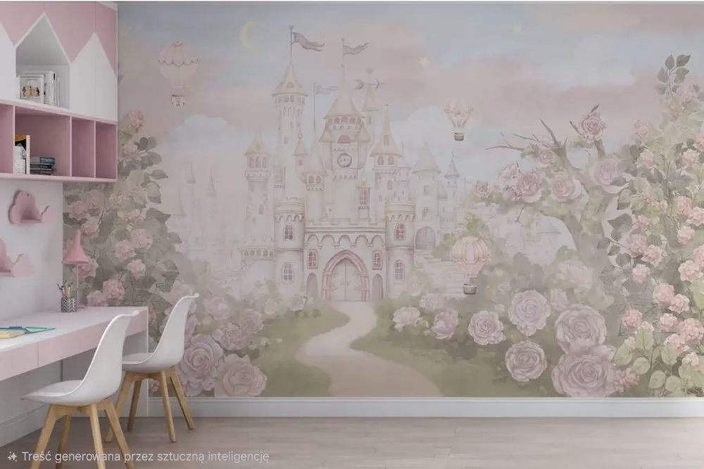 Fototapeta flizelinowa 450x260 magiczny zamek