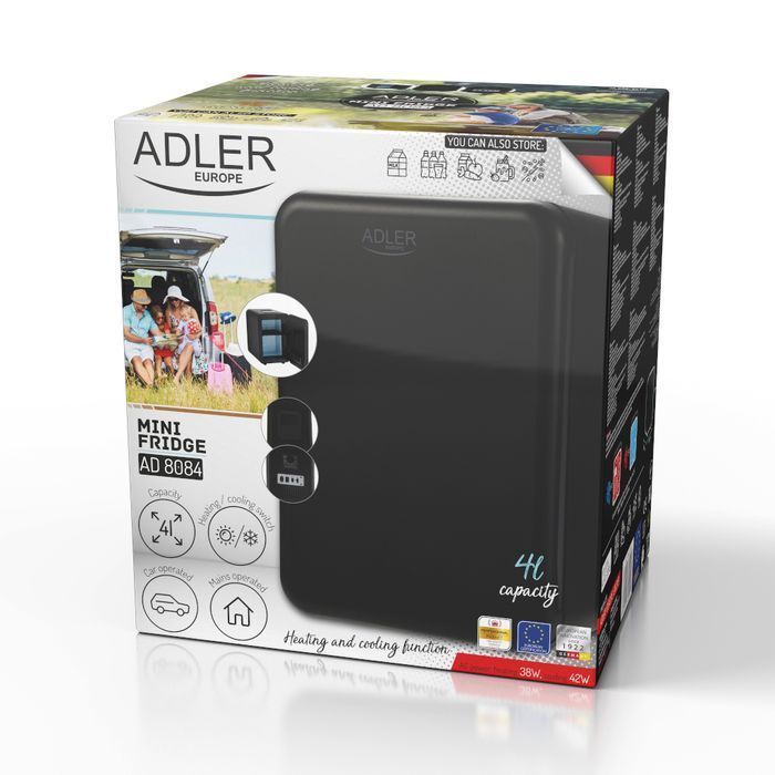 Mini lodówka przenośna 4L na leki kosmetyki AC/DC Adler AD 8084