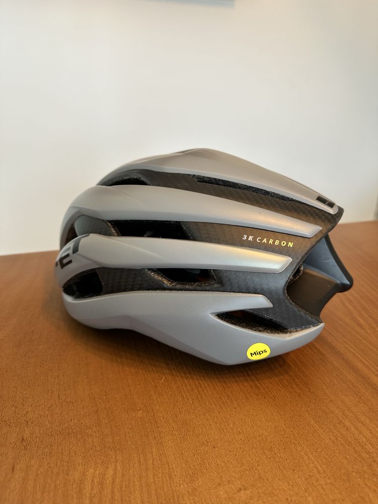 Capacete Bicicleta Estrada MET Trenta 3K Carbon MIPS - Tamanho L