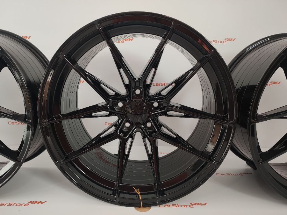 Jantes Haxer HX036 19 x 8.5 ET33 + 9.5 et 40 5x120 72.6 Preto Brilhant