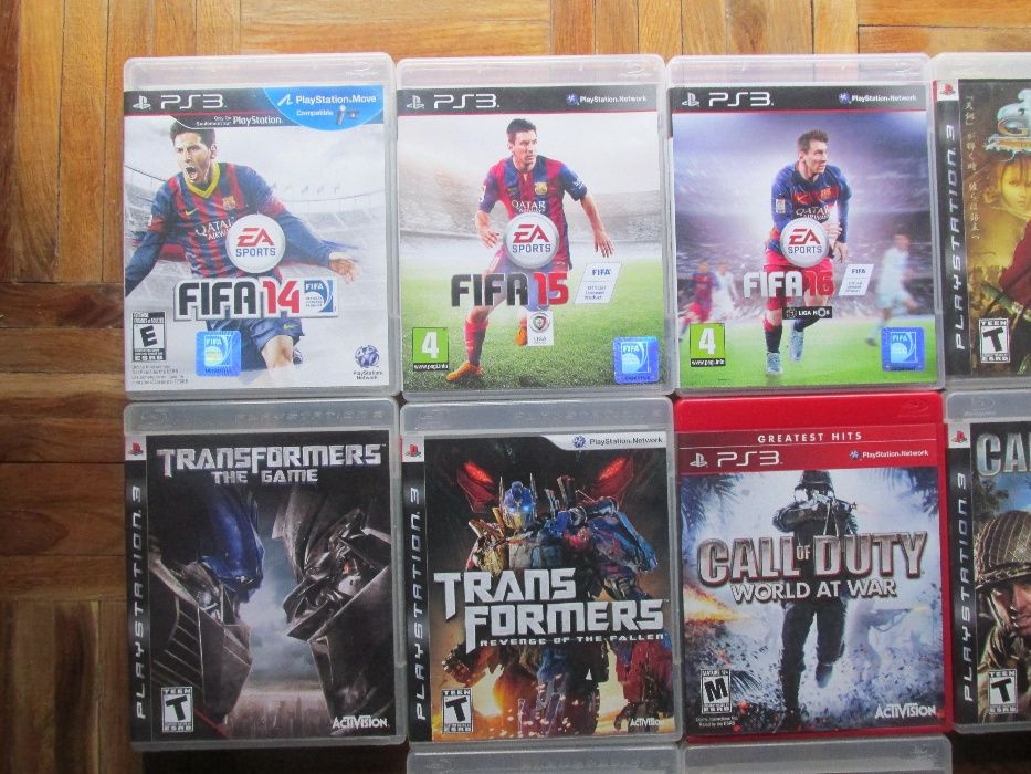 Lote de 4 jogos PS3