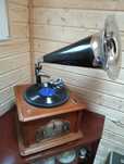 Gramofon w stylu retro  - zamiana!