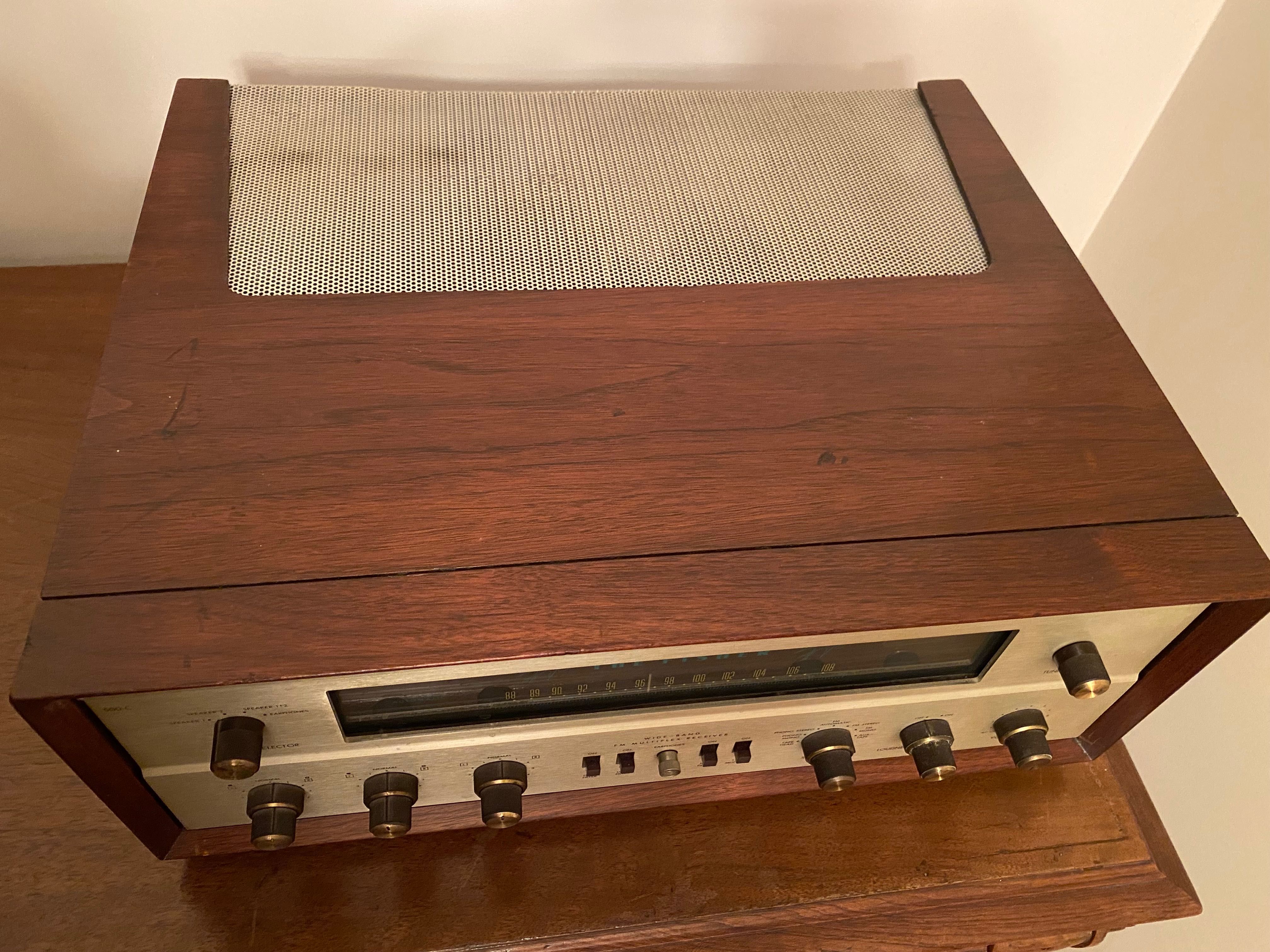 The Fisher 500c stereo receiver