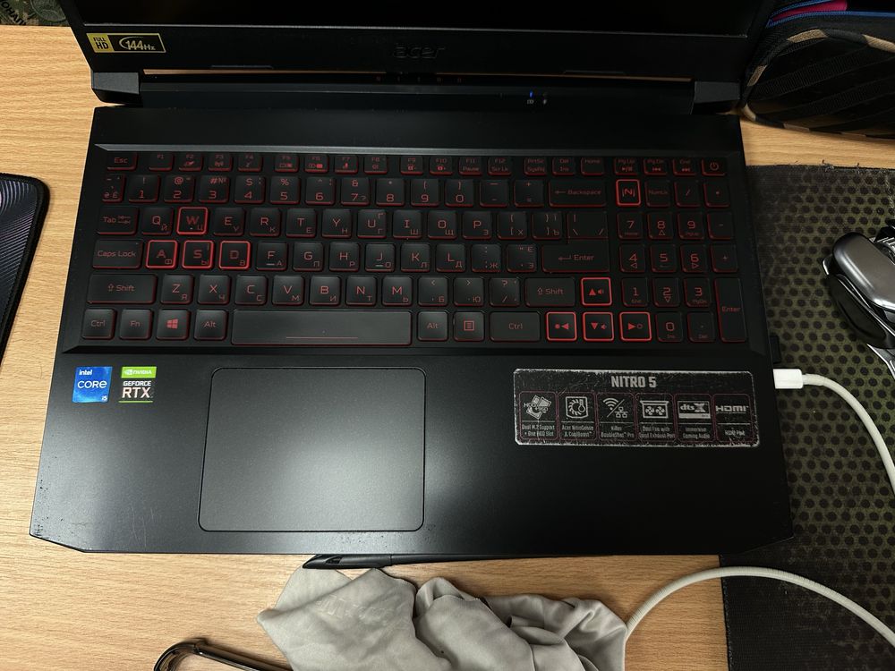 Acer Nitro AN515-57 (Core i5-11400H/16Gb/RTX 3050/SSD 1Tb/IPS 144Hz)