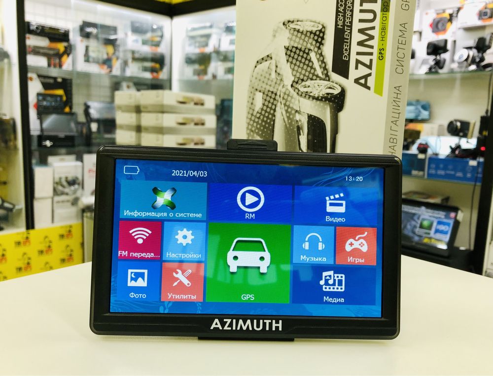 Автомобильный навигатор Azimuth B701 Pro 512 mb IGO primo EUROPE