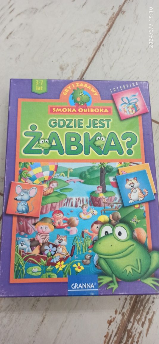 Gry i zabawy smoka obiboka gdzie jest żabka bdb