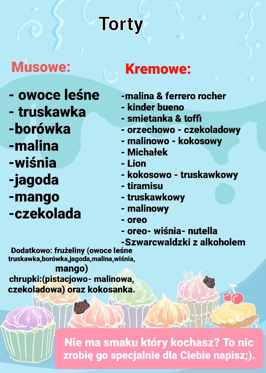 Torty domowe personalizowane zamowienia