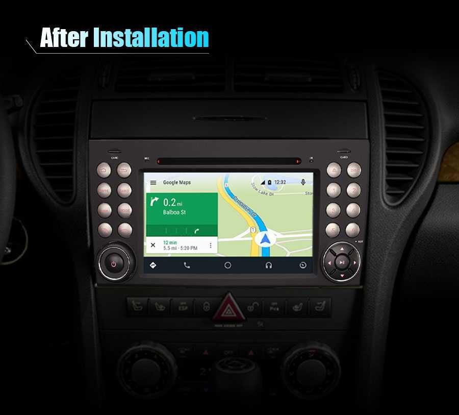 Auto-rádio 2 din android 13 para Mercedes SLK R171