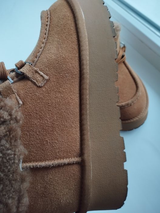 Уггі з натуральної замши та овчини