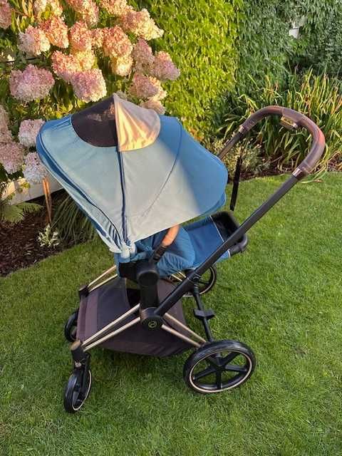 Wózek Cybex Priam 2.0 gondola i spacerówka + adaptery do fotelika