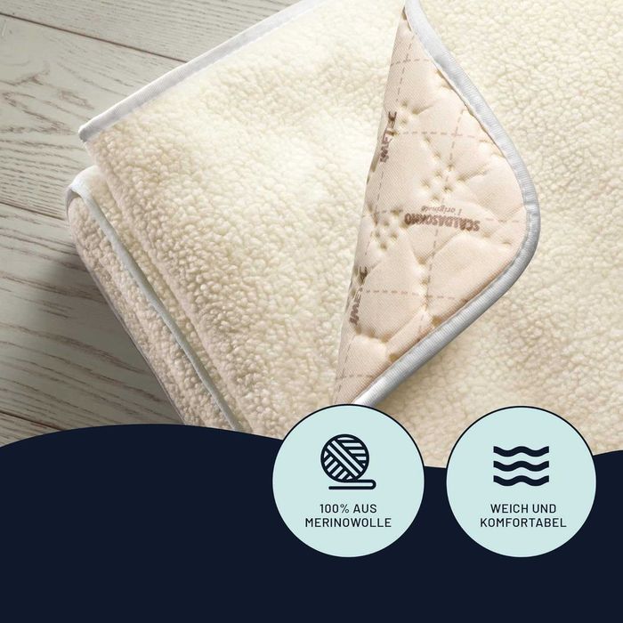 Imetec Scaldasonno Adapto mata grzewcza  150 x 160 cm, 100% wełna