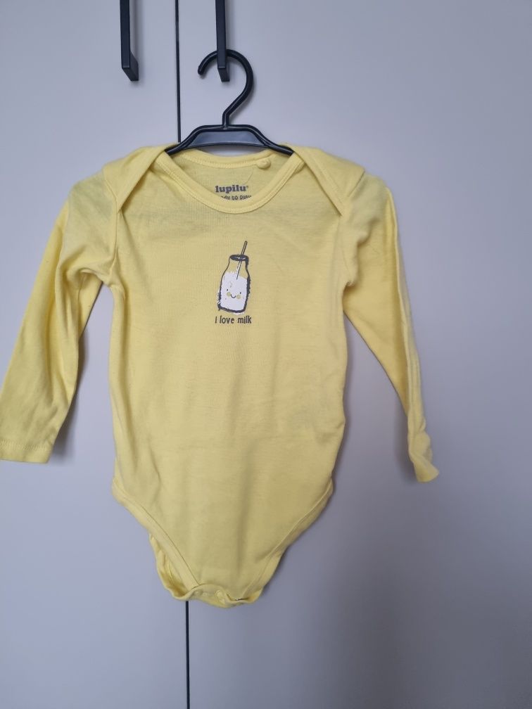 Nowe body z długim rękawem 86/92