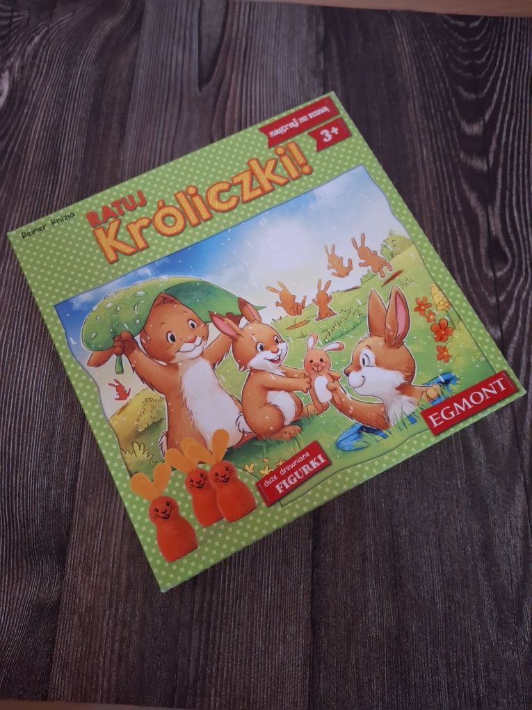 Ratuj króliczki gra planszowa 3+