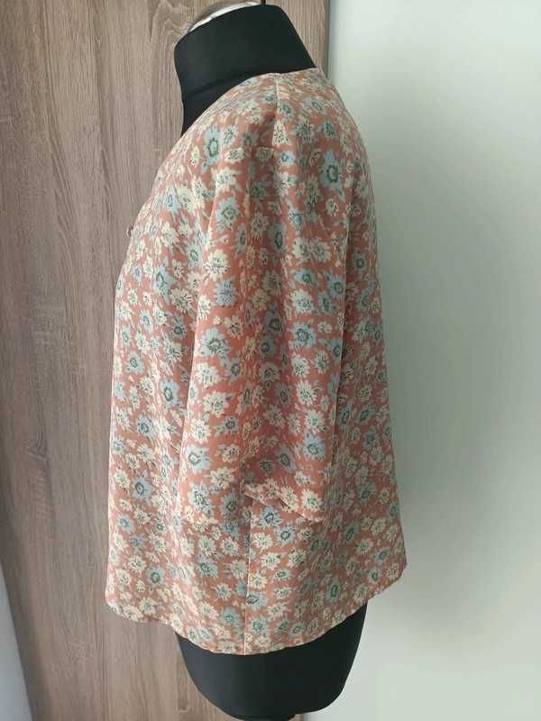 Vintage Koszula Bluzka Crop Top Duży Rozmiar Berkertex Rozmiar 44