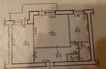Продам 2х комнатную квартиру, район Одесская.