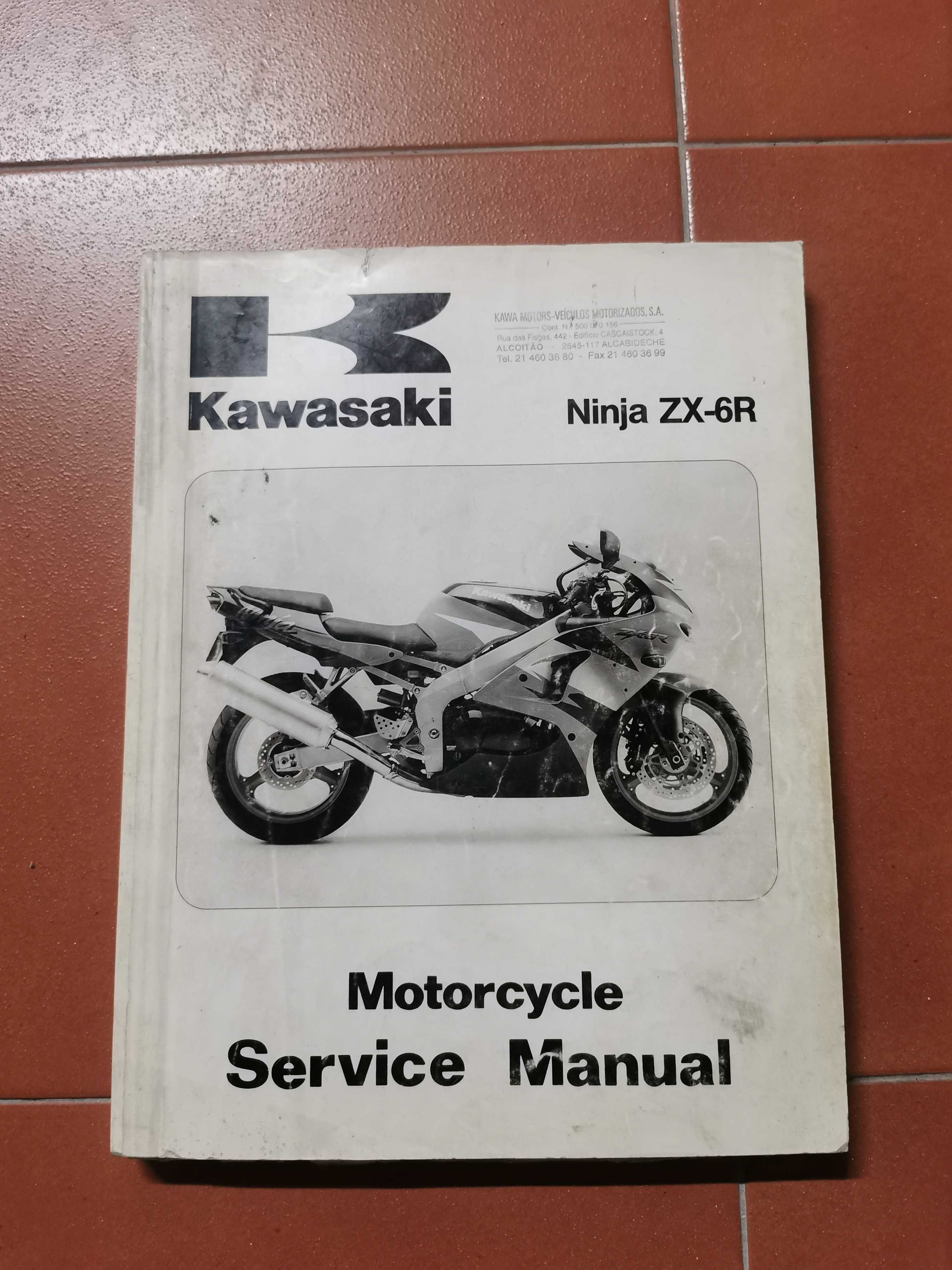 Manual de serviço Ninja ZX-6R