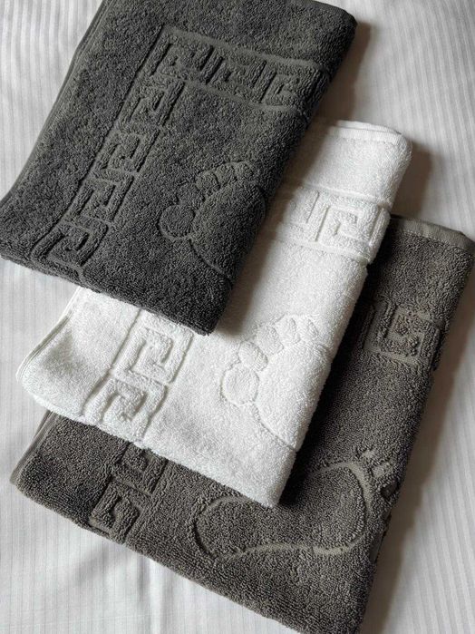 Stopka łazienkowa szara 100% bawełna