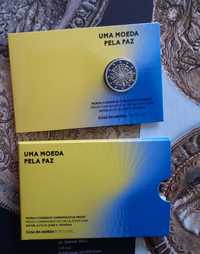 7324#Portugal proof 2 euros Uma moeda pela Paz 2023