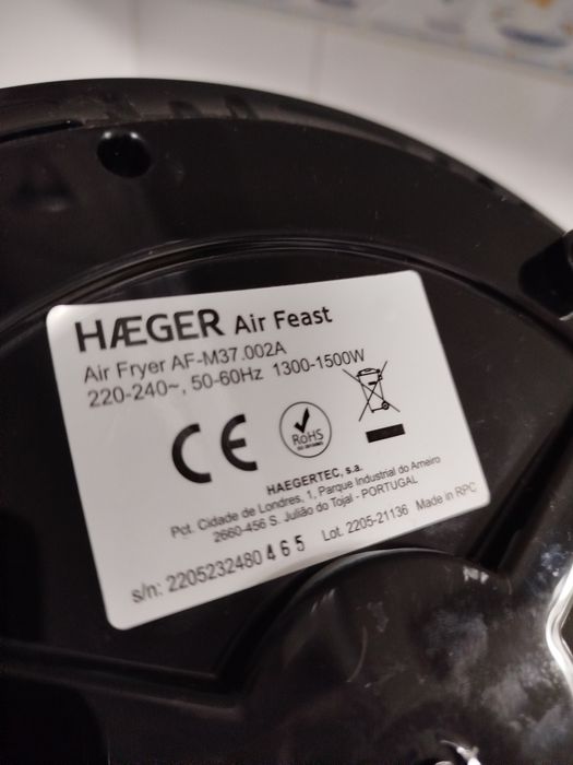 Fritadeira Haeger 3,7 L