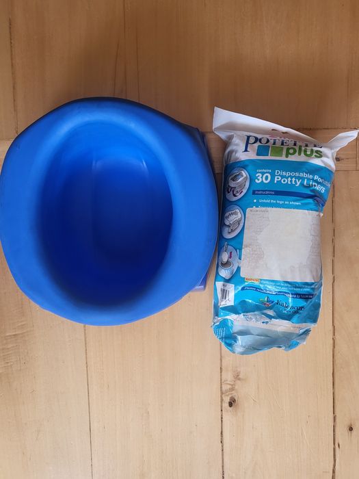 Nocnik turystyczny składany nakładka Potette plus oraz wkłady jednoraz